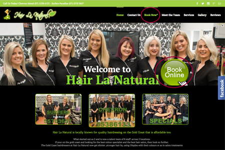 Online bookings example 1