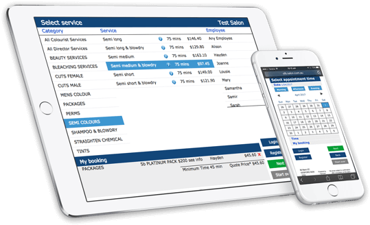 Salon software online booking