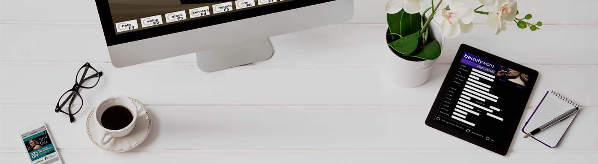 Main slider salon software products grouped